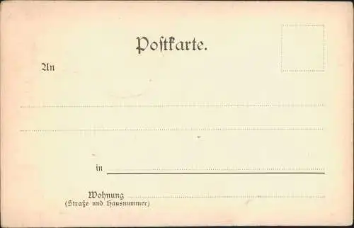 Ansichtskarte Regensburg Beim Goliath - Straßenszene 1908