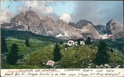 St. Christina Gröden Santa Cristina Valgardena Regensburger Hütte Südtirol 1904