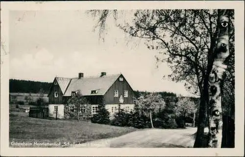 Ansichtskarte Schellerhau-Altenberg (Erzgebirge) Gästeheim Henriettenhof 1953