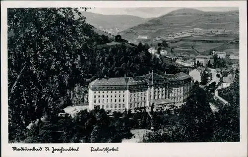 Postcard Sankt Joachimsthal Jáchymov Hotel 1939
