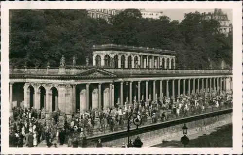 Karlsbad Karlovy Vary Mühlbrunnkolonnade Mlýnská kolonáda 1931