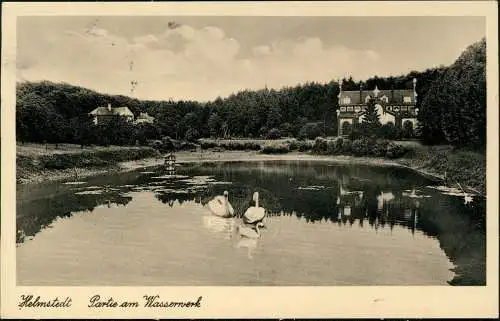 Ansichtskarte Helmstedt Am Wasserwerk 1936