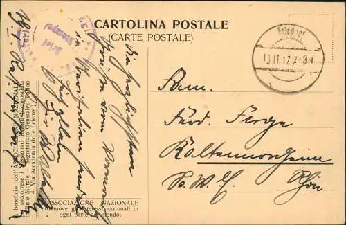 Postcard Ägypten Typen Egitto Sul Nilo Nil 1917 Egyptg  Feldpost Blindstempel