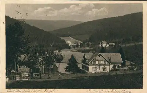 Rittersgrün-Breitenbrunn (Erzgebirge) Am Landhaus Fritzschberg 1921