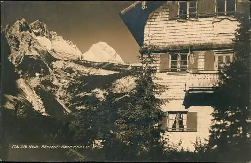 Ansichtskarte Garmisch-Partenkirchen Die neue Reintal Angerhütte 1926