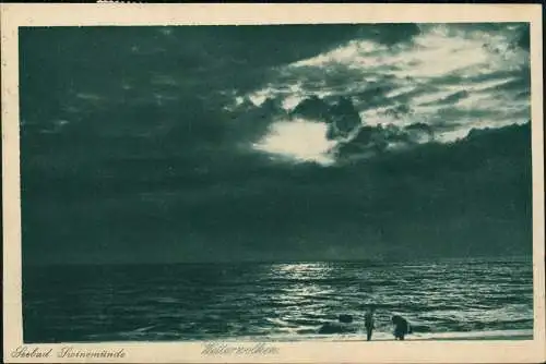 Swinemünde Świnoujście Wetterwolken Stimmungsbild 1919  Pommern Pomorskie