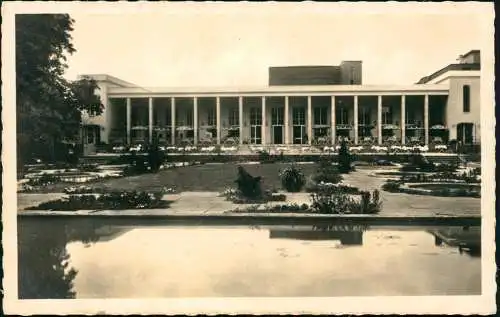 Ansichtskarte Rheydt-Mönchengladbach Stadthalle 1940  gel. Stempel Nachgebühr