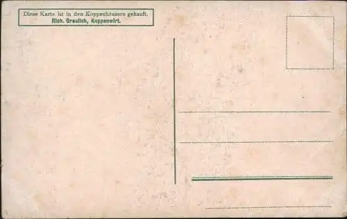 Krummhübel Karpacz Blick vom See auf Schneekoppe  1912  Riesengebirge Schlesien