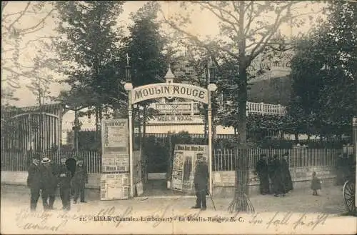 CPA Lille MOULIN ROUGE Cantaleu Lambersart France 1914