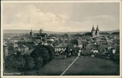 Ansichtskarte Bayreuth Partie an der Stadt 1937