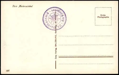 Ansichtskarte Schönau am Königssee See vom Malerwinkel Königsee 1940