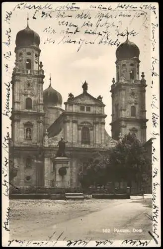 Ansichtskarte Passau Dom St. Stephan 1931