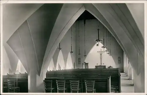 Ansichtskarte Fellbach Pauluskirche Altar 1953