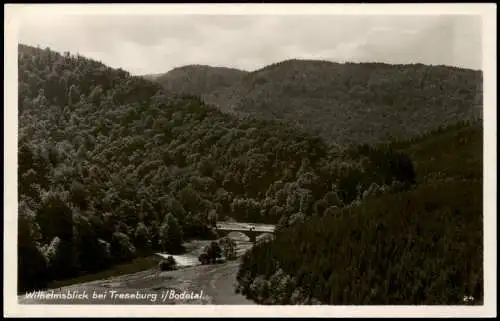 Treseburg Umlandansicht Wilhelmsblick bei Treseburg im Bodetal 1940