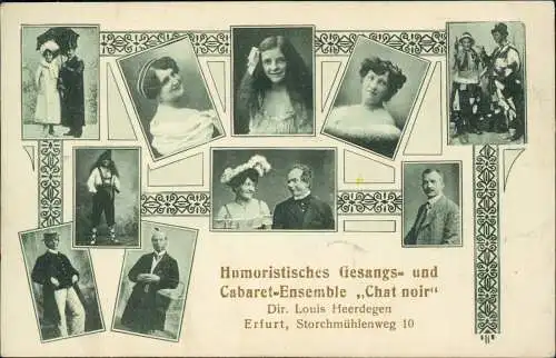 Erfurt Cabaret-Ensemble Chat noir Erfurt, Storchmühlenweg 10 1912