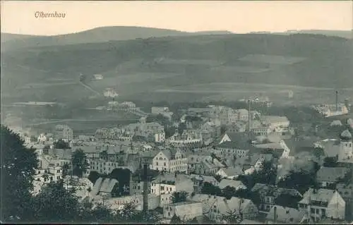 Ansichtskarte Olbernhau Stadtpartie - Erzgebirge 1912