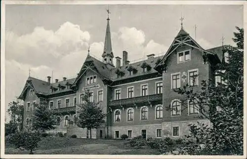 Grünhain Beierfeld Genesungsheim der Landesversicherungsanstalt Sachsen 1938