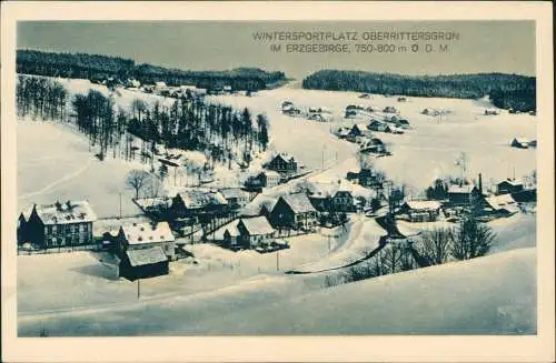 Rittersgrün-Breitenbrunn (Erzgebirge) Stadt im Winter Erzgebirge 1929