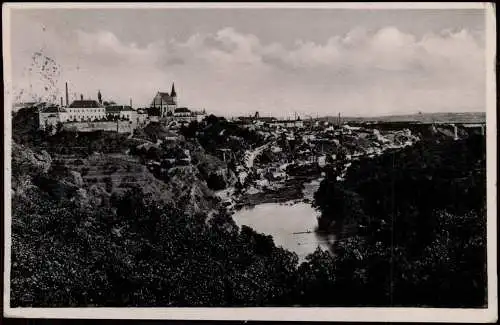 Postcard Znaim Znojmo Stadtpartie 1938