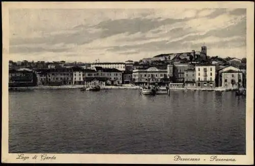 Desenzano del Garda Dezensà Tysenzan Stadt, Hafen Gardasee 1934  Italia Italien