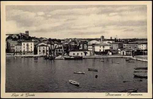 Desenzano del Garda Dezensà Tysenzan Hafen Stadt 1928  Gardasee Italia Italien