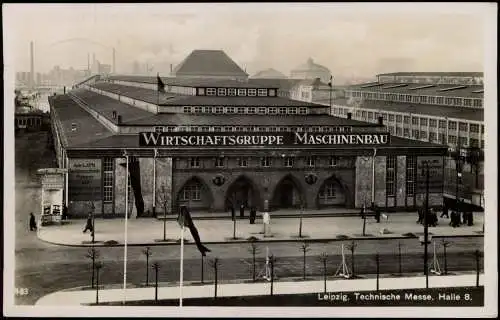 Leipzig Technische Messe WIRTSCHAFTSGRUPPE MASCHINENBAU Halle 8 1936