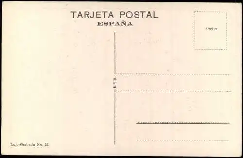Postales Sevilla Una Vista de los Jardines 1928