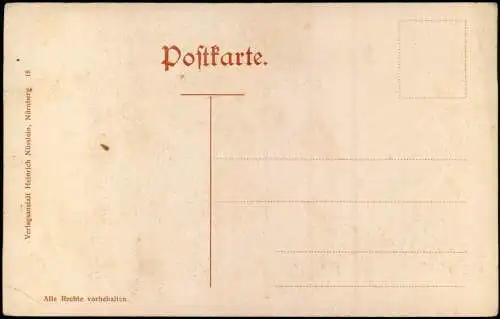 Ansichtskarte Rothenburg ob der Tauber Röderstrasse mit Markusturm 1911