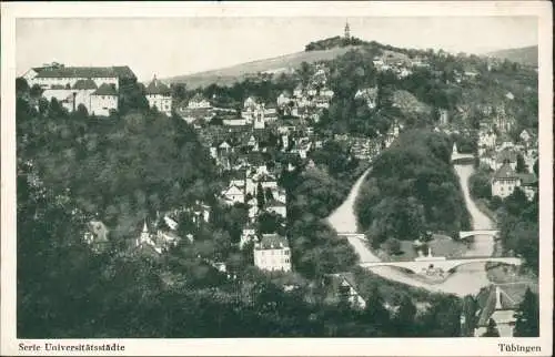 Ansichtskarte Tübingen Stadtblick 1932