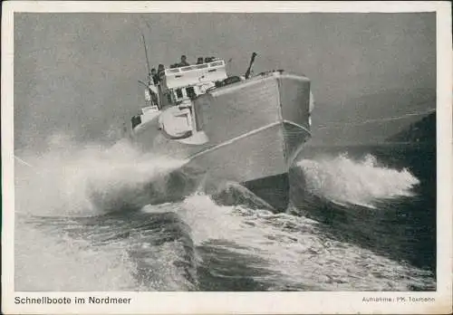 Schiffe  Kriegsschiffe Marine Schnellboote im Nordmeer WK2 Militaria 1944