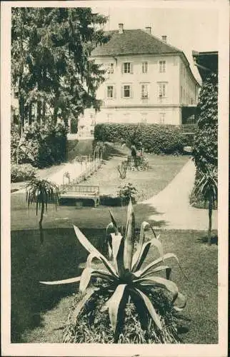 Postcard Krapina-Töplitz Krapinske Toplice Parkanlage 1934