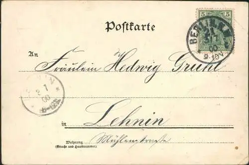 Litho AK Kreuzberg-Berlin Anhalter Bahnhof, Kutschen Künstler 1900