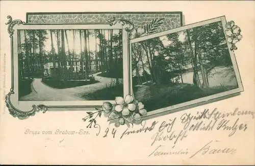 Ansichtskarte Oranienburg 2 Bild: Restaurant Grabowsee 1902