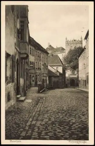 Ansichtskarte Bautzen Budyšin Schloßstraße 1928