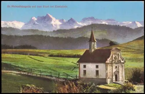 Einsiedeln Umland-Ansicht St. Meinradskapelle auf dem Etzel bei Einsiedeln 1913