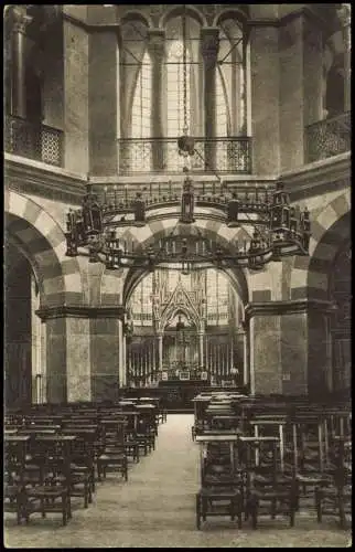 Ansichtskarte Aachen Inneres Dom Karolingisches Oktogon 1920