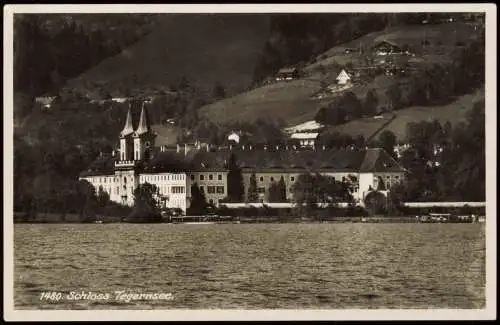 Ansichtskarte Tegernsee (Stadt) Schloss Tegernsee 1940