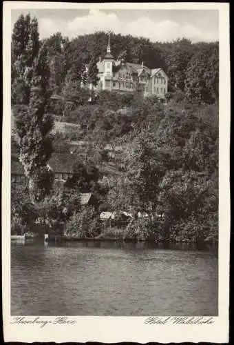 Ansichtskarte Ilsenburg (Harz) Hotel Waldhöhe Ilsenburg Harz 1938