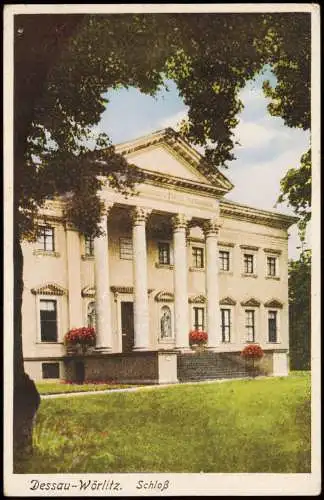 Wörlitz-Oranienbaum-Wörlitz Dessau-Wörlitz Schloß (Castle Building) 1930