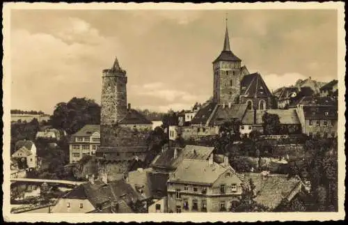 Bautzen Budyšin  Wasserkunst und Michaeliskirche 1942   im 2. WK Feldpost