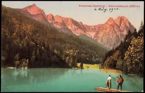 Garmisch-Partenkirchen Riessersee-Garmisch Höhenluftkurort 1910