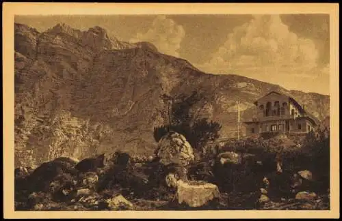 Garmisch-Partenkirchen JAGDSCHLOSS SCHACHEN bei Partenkirchen (1870 m.) 1910