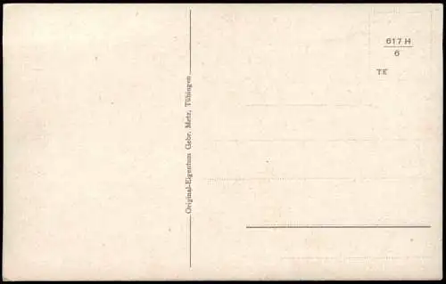 Ansichtskarte Baden-Baden Yburg Restaurant Künstlerkarte 1912