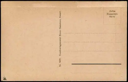 Ansichtskarte Wiesbaden Partie am Kurhaus 1920