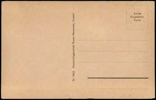 Ansichtskarte Wiesbaden Durchblick auf die griechische Kapelle 1920