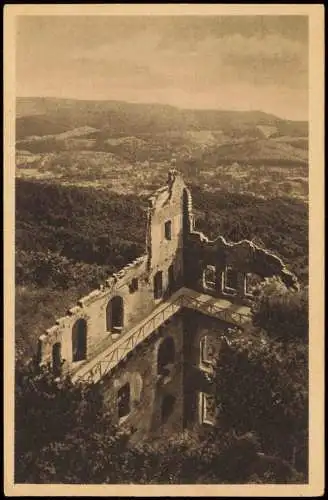 Ansichtskarte Baden-Baden Gruß vom alten Schloß 1928