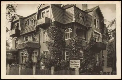 Bad Charlottenbrunn Jedlina-Zdrój   Haus Johanna 1932  b. Waldenburg Schlesien