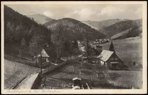 Bad Charlottenbrunn Jedlina-Zdrój Drechslergrund 1932  b. Waldenburg Schlesien