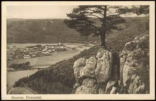 Ansichtskarte Beuron Blick ins Donautal 1924