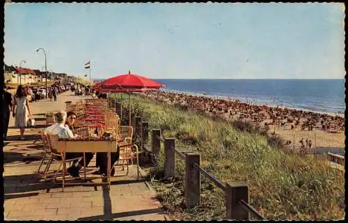 Postkaart Zandvoort Boulevard 1964